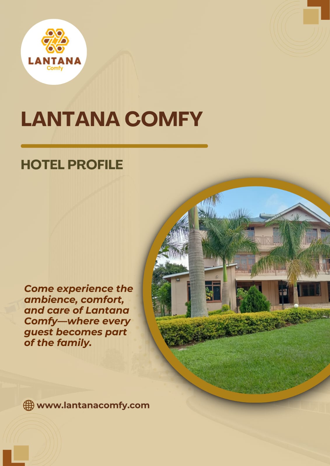Hotel brochure cover